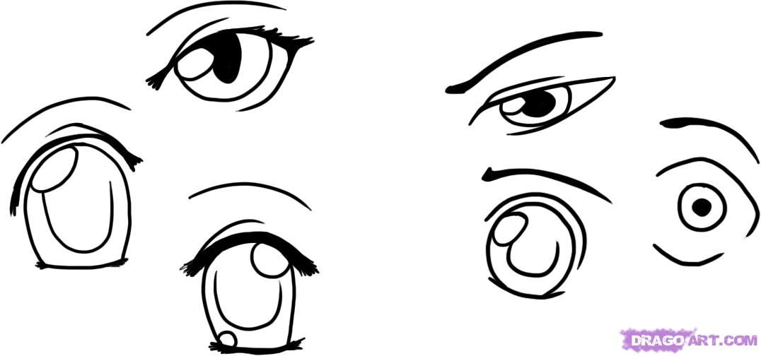 how to draw anime eyes male. How To Draw Anime Eyes Easy